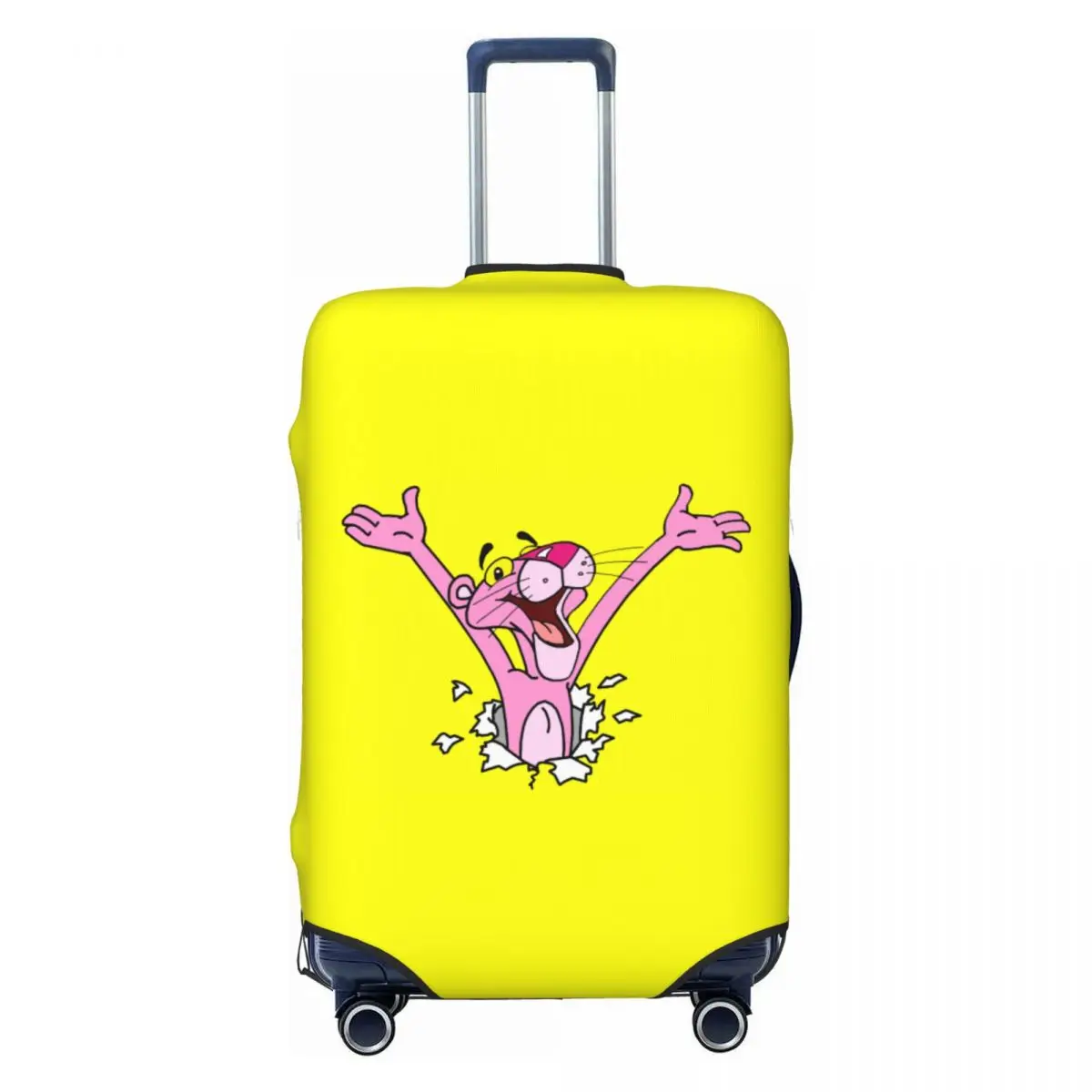 

Custom Cute P-Panthered Cartoon Travel Luggage Cover Elastic Suitcase Cover Protector Fit 18-32 Inch