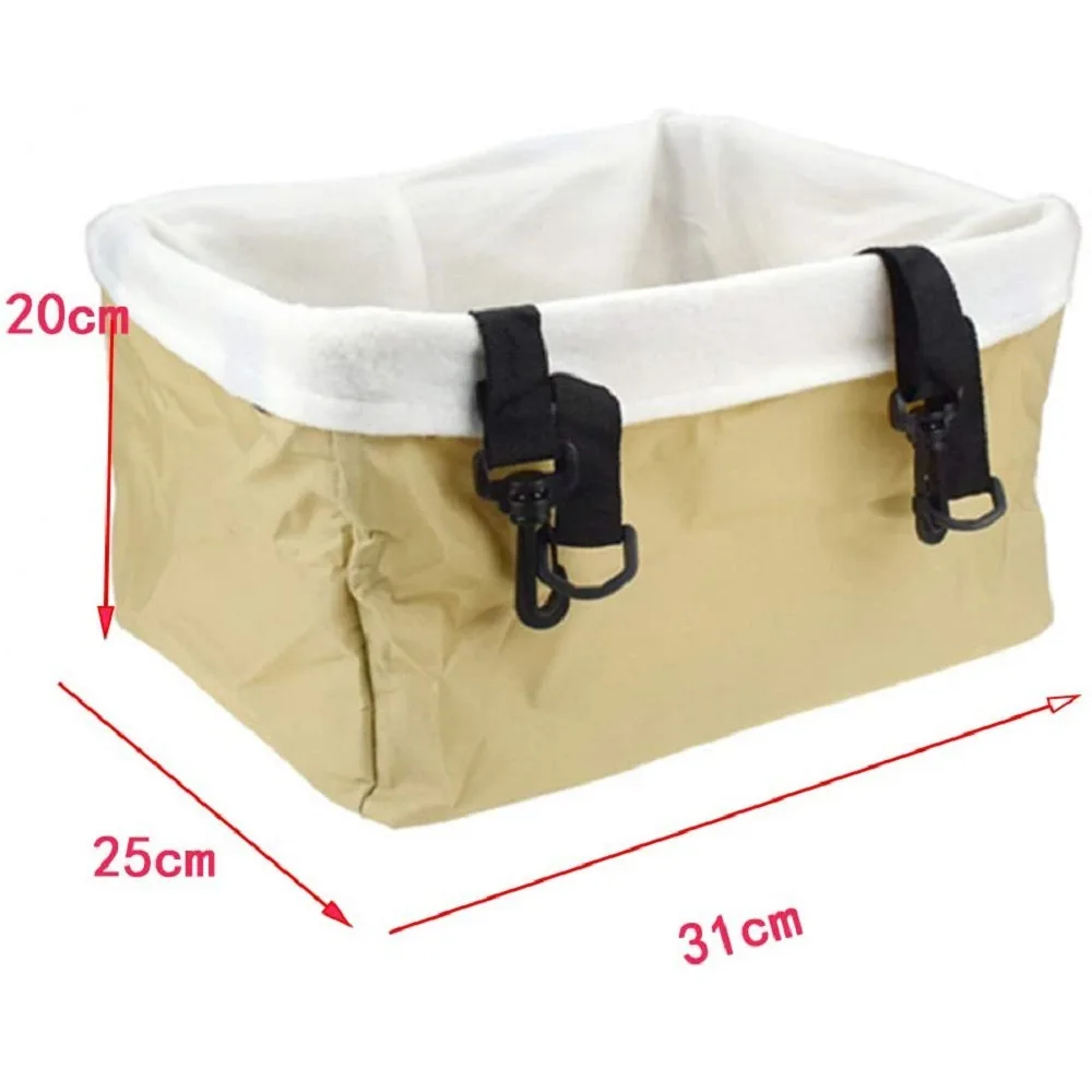Pet Car Carrier Seat Bag Waterproof Basket Folding Hammock Pet Carriers Bag For Small Cat Dogs Safety Travelling Bag view 2