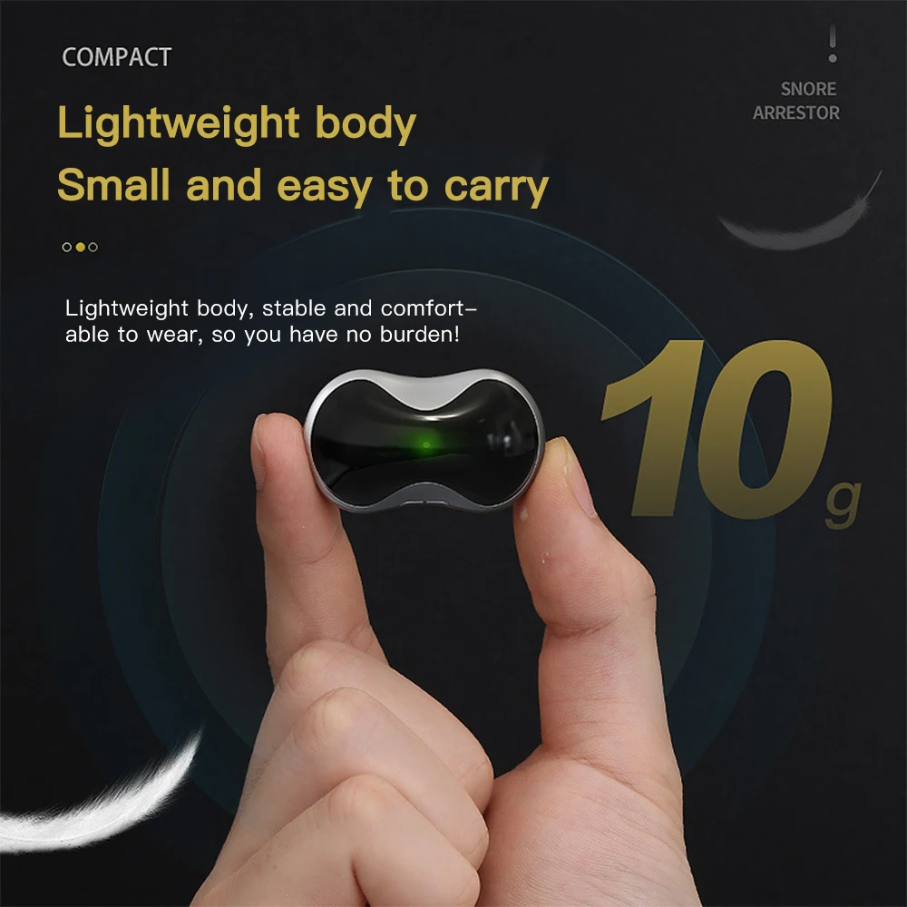 

Smart Throat Massager Snore Prevents Muscle Stimulator Pulse Snore Stopper Smart Anti-Snoring Devices TENS EMS Snore-Free Device