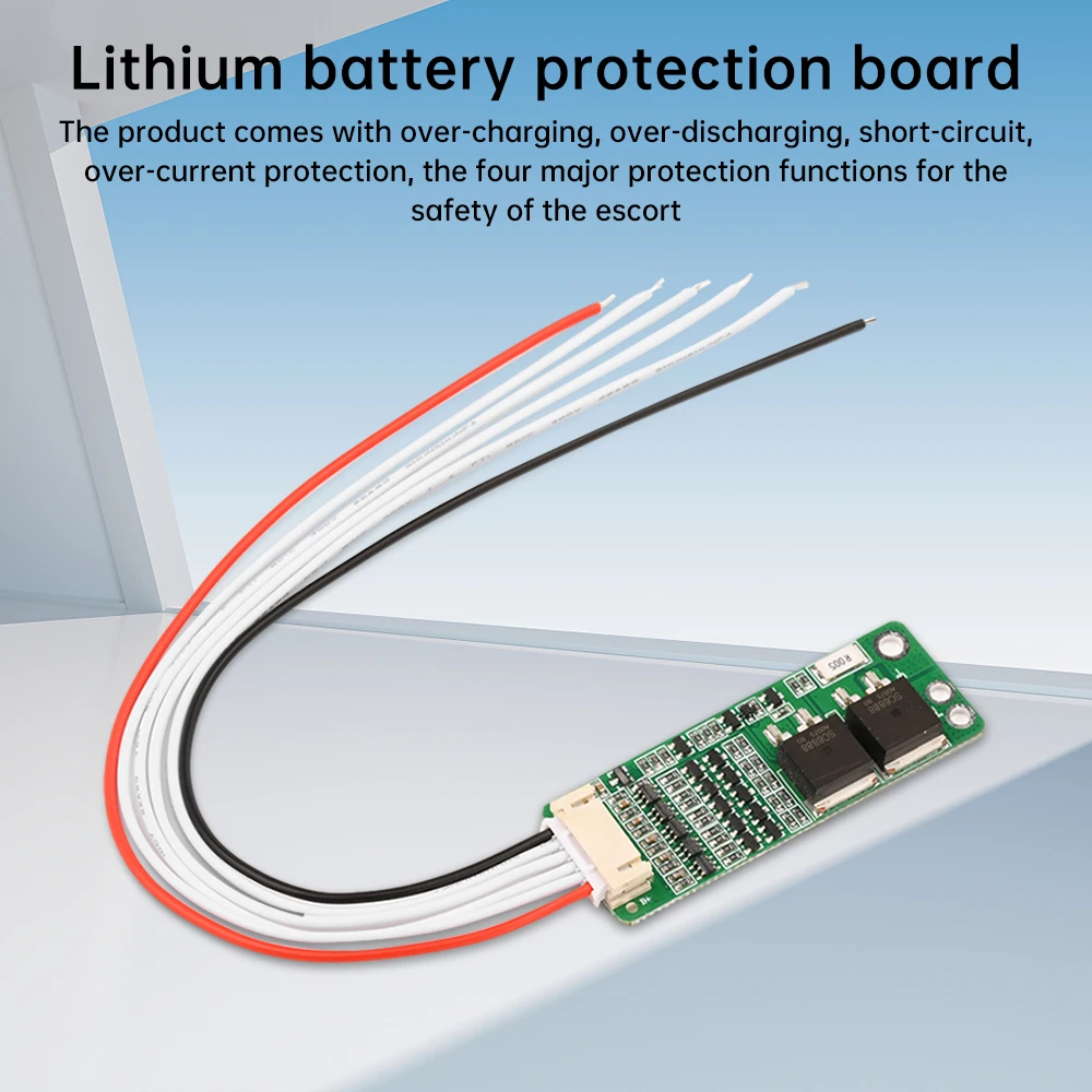 5S 16V 18.5V 10A Li-ion Lithium Battery BMS 18650 Charger Protection Board Overcharge Overdischarge Short Circuit Protection