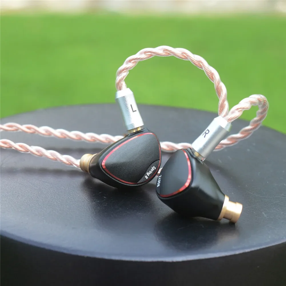 BQEYZ Spring 2 Triple Hybrid BA Dynamic Driver 9 Piezoelectric HiFi Sports In-ear Earphone