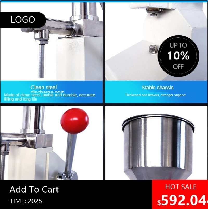 

0808085-50ml Liquid Bottle Filling Machine Water Liquids Filling Machine for Shampoo Oil Cosmetic Cream Paste Bottle