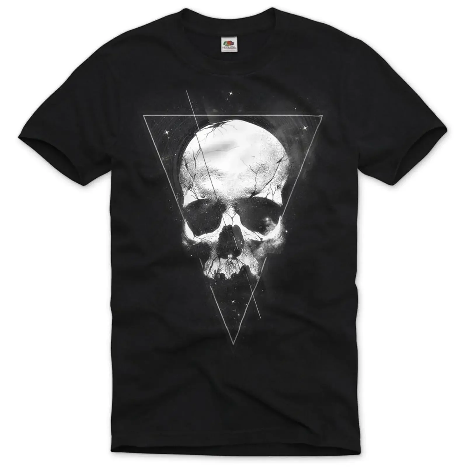 style3 Tattoo Skull Men's T Shirt Totenkopf Bike Motorrad USA Metal Death vintage Washed homme Unisex fashion graphic Versatile
