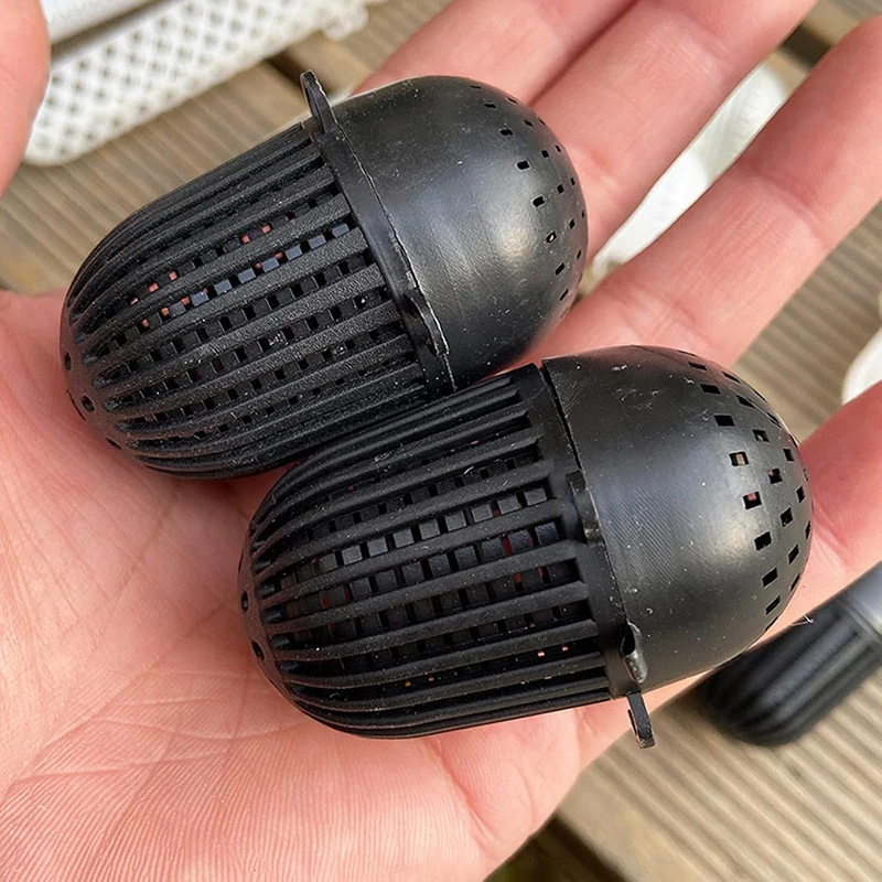 30 قطعة قفص طعم الصيد البلاستيكي حامل سلة الصيد لصيد سمك الشبوط في الهواء الطلق #1