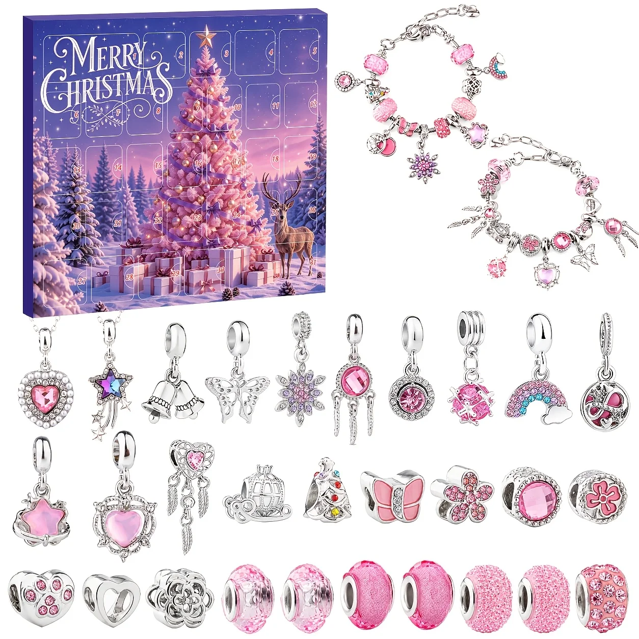 Kit de Pulseira de Contas de M - Advent Calendar Gift avaliação e preço