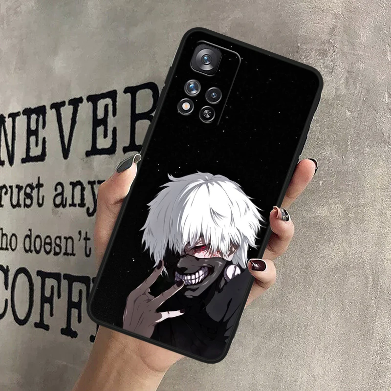 Anime T-tokyo G-ghoul Cool For Redmi Note 13 12 Turbo 11T 11P 11E 11S 10T 10S 10 9 Pro Plus Max Silicone Black Phone Case