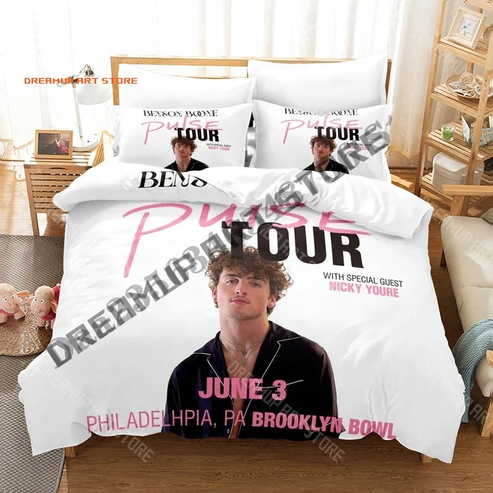 2026 3D Print Benson Boone Bedding Set Single Twin Full Queen King Size Bed Set Adult Kid Bedroom Duvetcover Sets Anime Bed