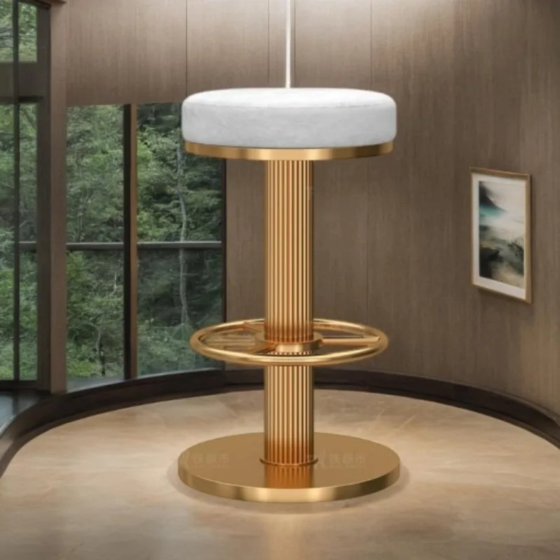 

Wooden Chairs Bar Tabourets De Iron Chair Height Adjustable High American Kitchen Stools Chaise Design Luxe Counter Stool Gamer