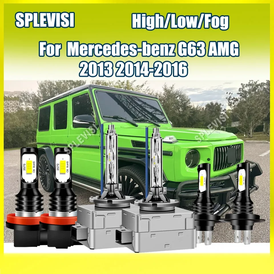 H7 D1S H11 6000K Xenon White Mini CSP Car Lights Headlamp Foglight Direct Replace For Mercedes-benz G63 AMG 2013 2014 2015 2016