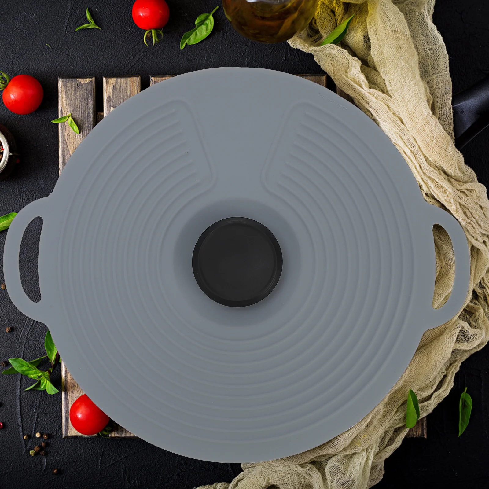 1pc Silicone Pot Lid 10-24Cm Reusable Airtight Stretch Seal For Pans Containers Heat Resistant Fresh Keeping Kitchen Storage