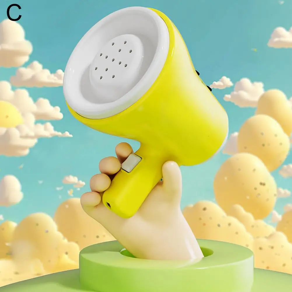 للتسجيل المتكلم قلادة الهاتف مع الموسيقى مشغل صغير لعبة مسجل المتكلم شريك يده المتكلم سلسلة مفاتيح من الكرتون Crea H4U3