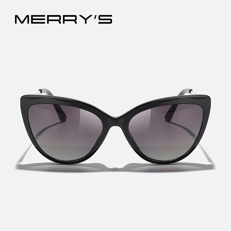 MERRYS DESIGN Women Polarized Clip Glasses Frame Vintage Cat Eye Glasses Frames With Polarized Clip Eyeglasses S2658
