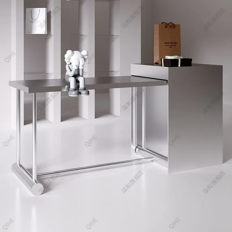 Stainless steel Nakajima Taiwan flowing water platform store commercial display table buyer store storage workbench display rack
