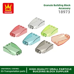 Wange27Pcs/lot NO.18973 Windscreen 32x48x13MMCurvedBlock Moc Color Accessories Compatible with Brick DIY Children's Toy Assembly