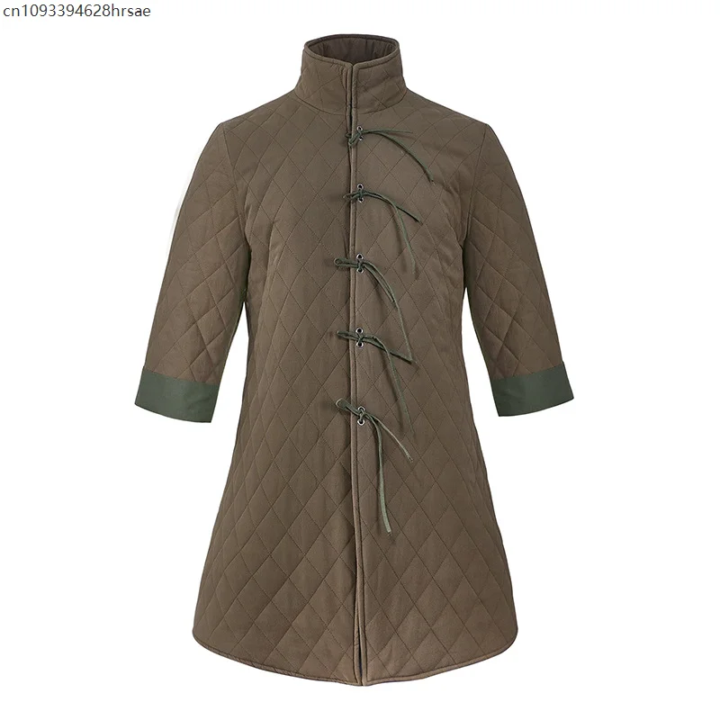 

Men's Padded Gambeson Vest Sleeveless Aketon Armor Medieval Knight Surcoat Halloween LARP Costume Dress