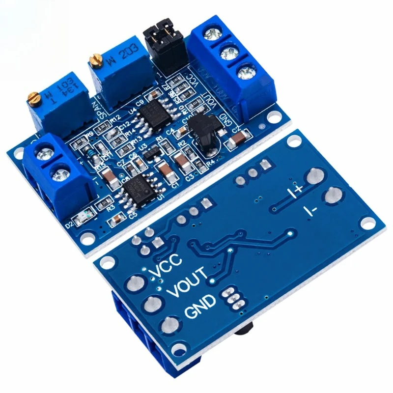 Current To Voltage Module 0 -20mA/4 -20mA to 0- 3.3V/0 -5V/0 -10V Voltage Transmitter Signal Converter Module