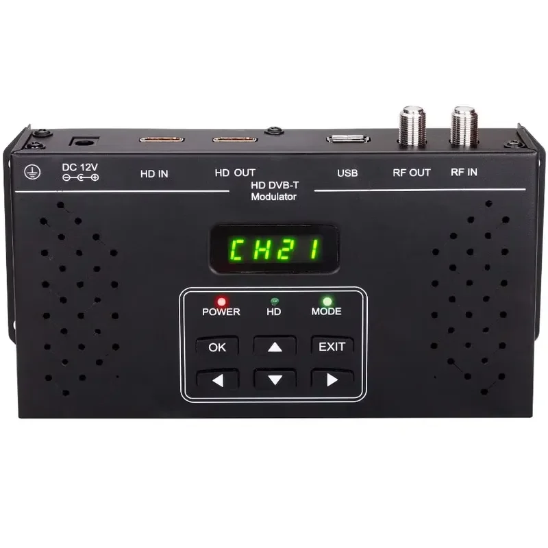 High definition DVB-T signal AV to modulator Encoder Modulator DVB-T Digital Modulator