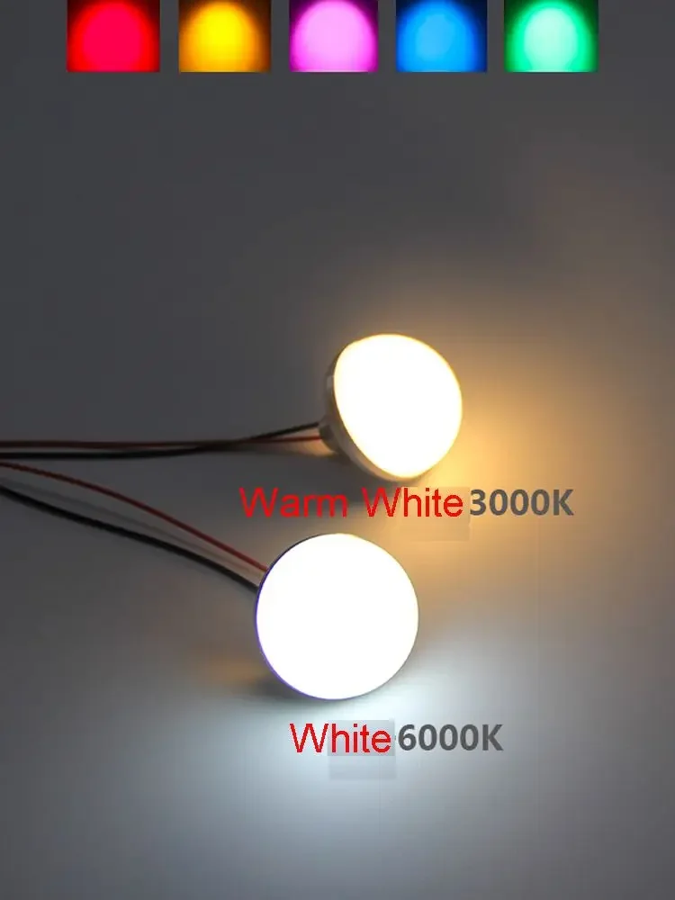 10Pcs DC5v 12v 24v AC220v LED Bulb Small Mini Bubble 3w Makeup Mirror Car Boat Ship Truck Cabinet Machine Lamp 3000k 4000k 6000k