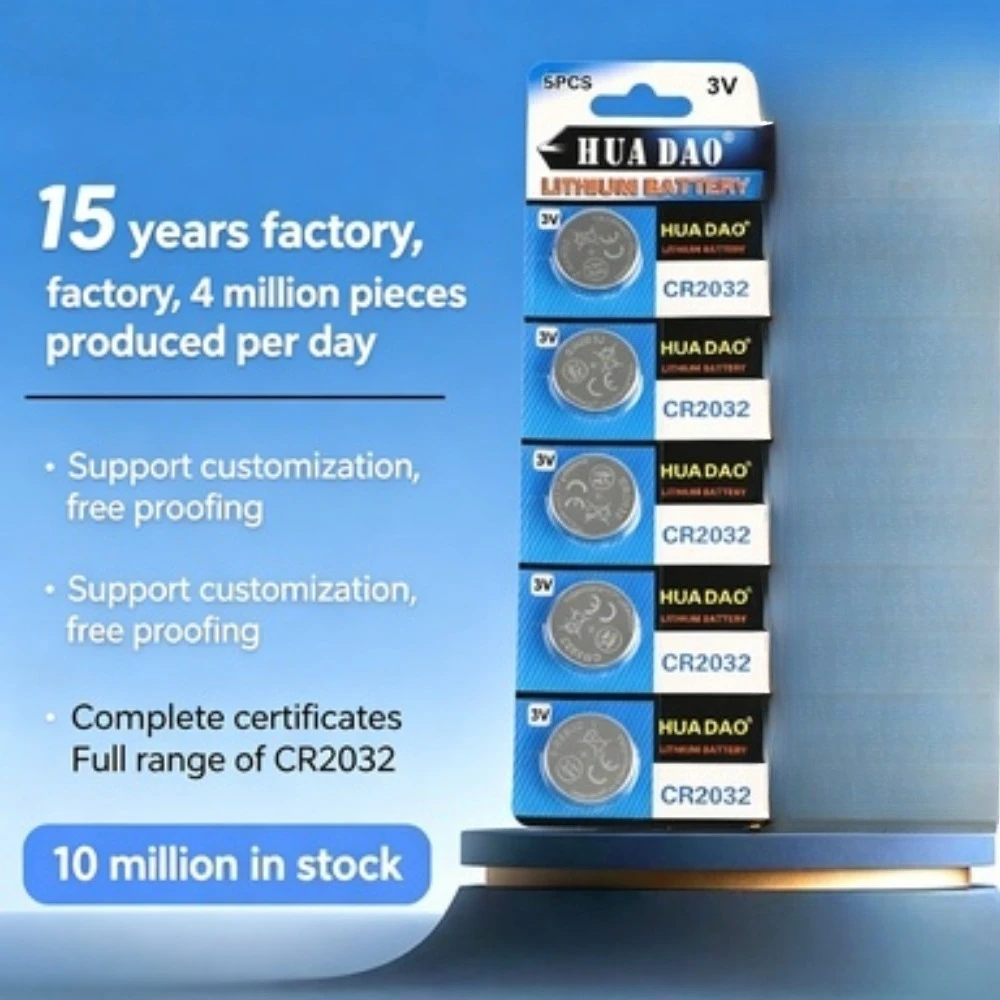 

5-90PCS CR2032 3V Lithium Button Battery, High Capacity Coin Cell for Car Key Remote Control, Candle Light, LED Toy, Watch