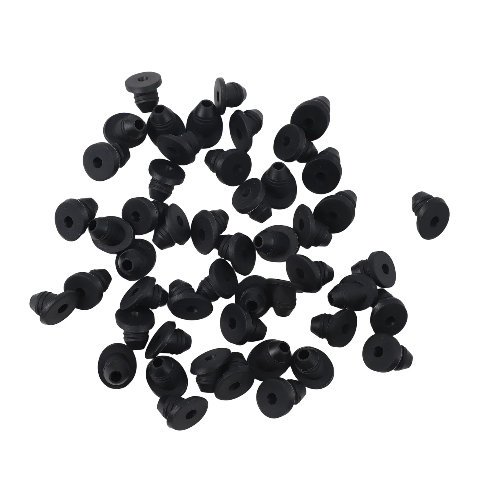 45°Black Cable Railing Rubber Grommets Protector Sleeve For 1/8, 5/32, And 3/16 Stainless Steel Cables Cable Railing Grommets