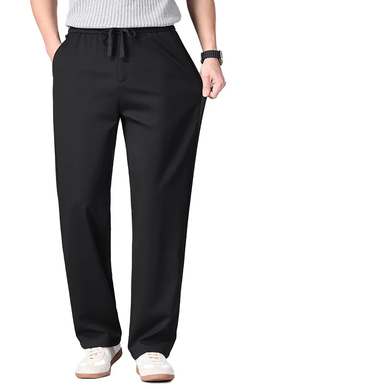 

Мужские модные брюки-чинос — новые дышащие брюки из смеси льна и хлопка для офиса и комфортной работы