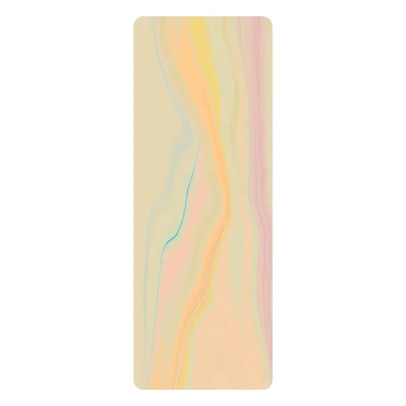 

Outdoor Rubber Yoga Mat Natural Color Hair Generation Fitness Exercise 5mm Shock Absorption High Value