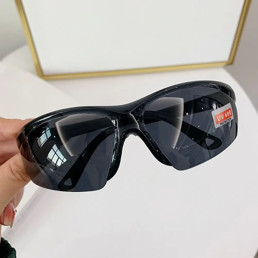 Gafas protectoras duraderas para protección laboral, gafas de ciclismo resistentes a impactos, a prueba de polvo, gafas de sol a prueba de arena UV400, 1 ud.