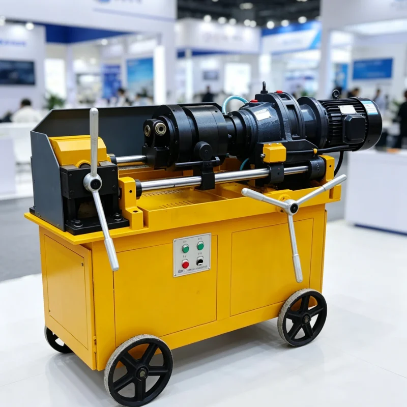 High Precision Rebar Threader, Electric Steel Bar Rib Stripping and Thread Rolling Machine for Construction Field Use