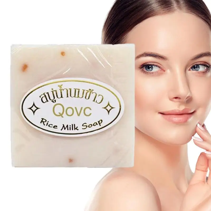 Rice Soap For Face Thai Versatile Soap For Nourishing Bathroom Accessories Cleaning Soap For Hand Washing Removing Make-Up