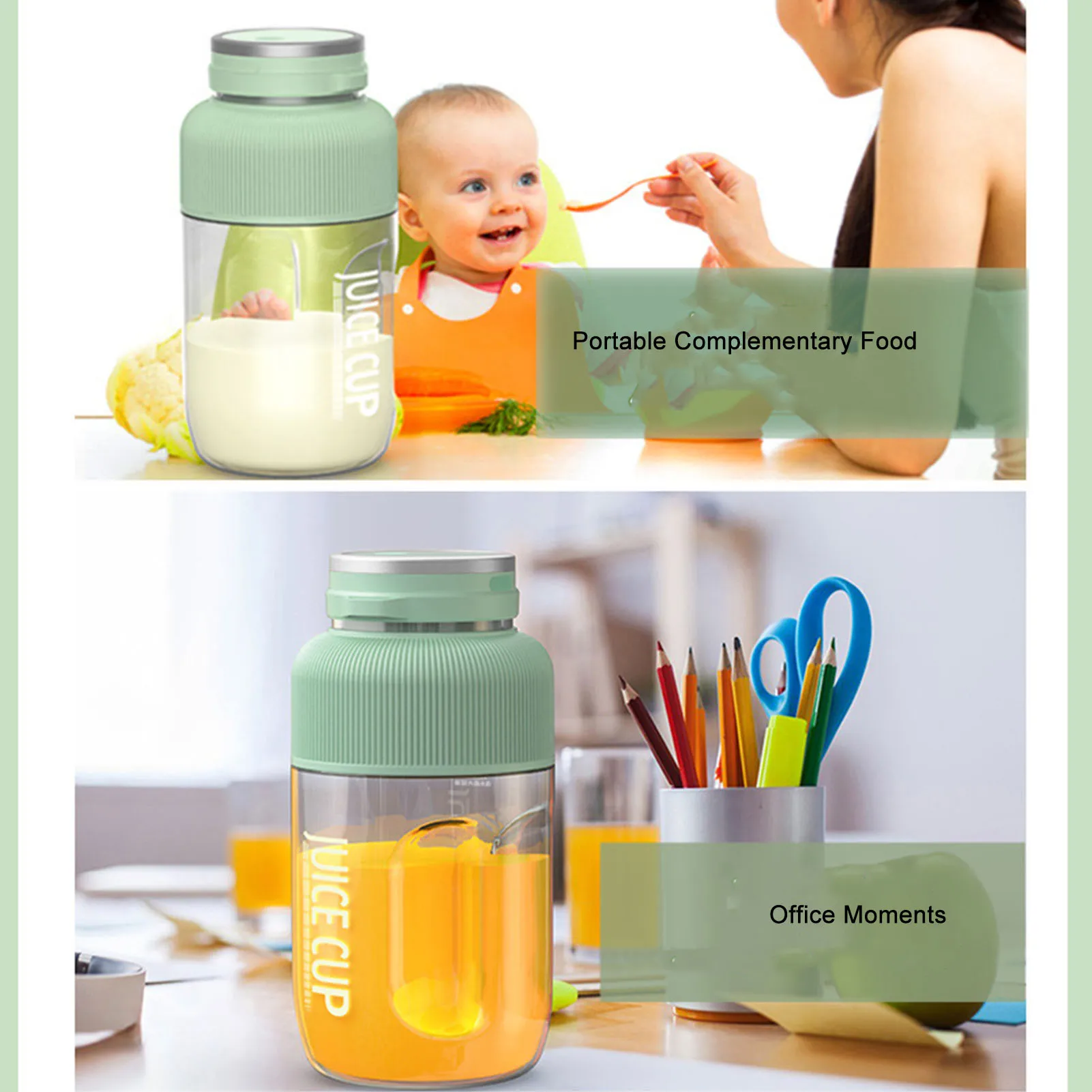 Copo espremedor elétrico com grande capacidade, espremedor sem fio, liquidificador multifuncional, espremedor portátil