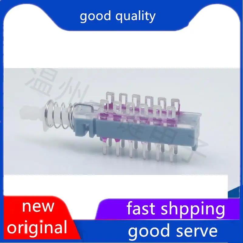 10pcs original new PBS-42H25 button connector switch 12 pin with lock accessories, no bracket with holes