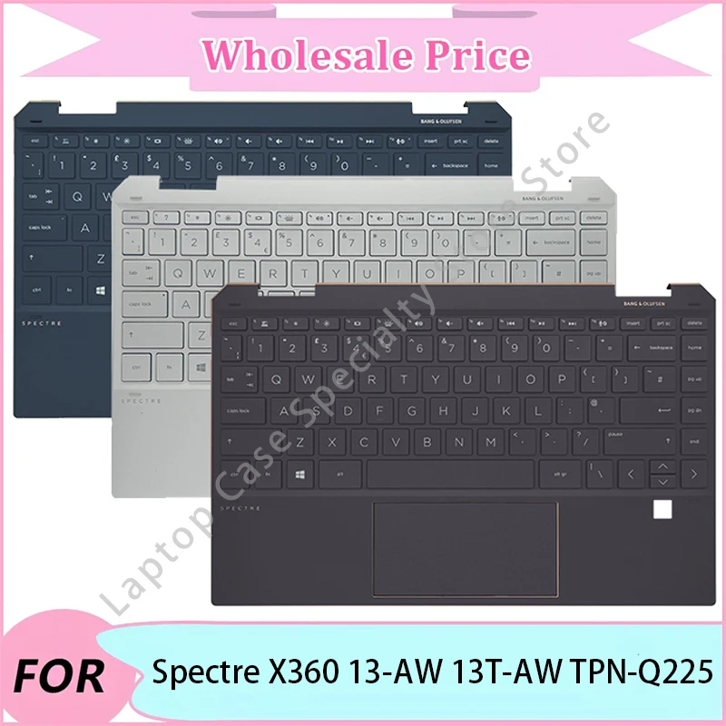 

New For Spectre X360 13-AW 13T-AW TPN-Q225 Laptop replacement parts/Laptop LCD Back Cover/Keyboard/Palmrest Keyboard