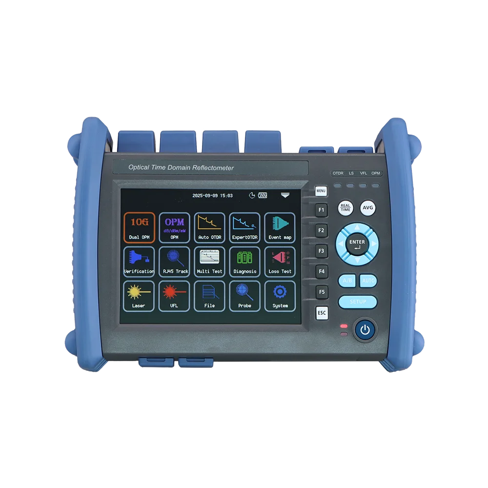 15 in 1 Fiber Optic Reflectometer OT302 Lose Test RJ45 VFL OLS OPM Event Ethernet Cable Tester Professional