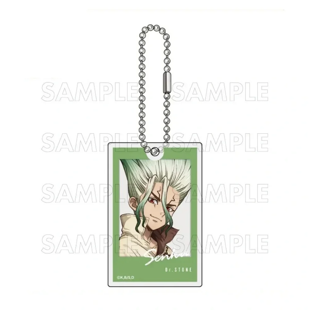 Anime “Dr. Stone” 6cm Acrylic Keychain Byakuya Ishigami Kokuyo High Quality Bag Pendant Gift For Fans