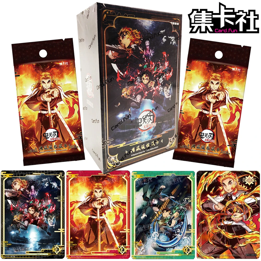 

Genuine Card.fun Demon Slayer Collection Card Japanese Anime Classic Lines High-quality Card Toys Boys and Girls Hobbies Gifts