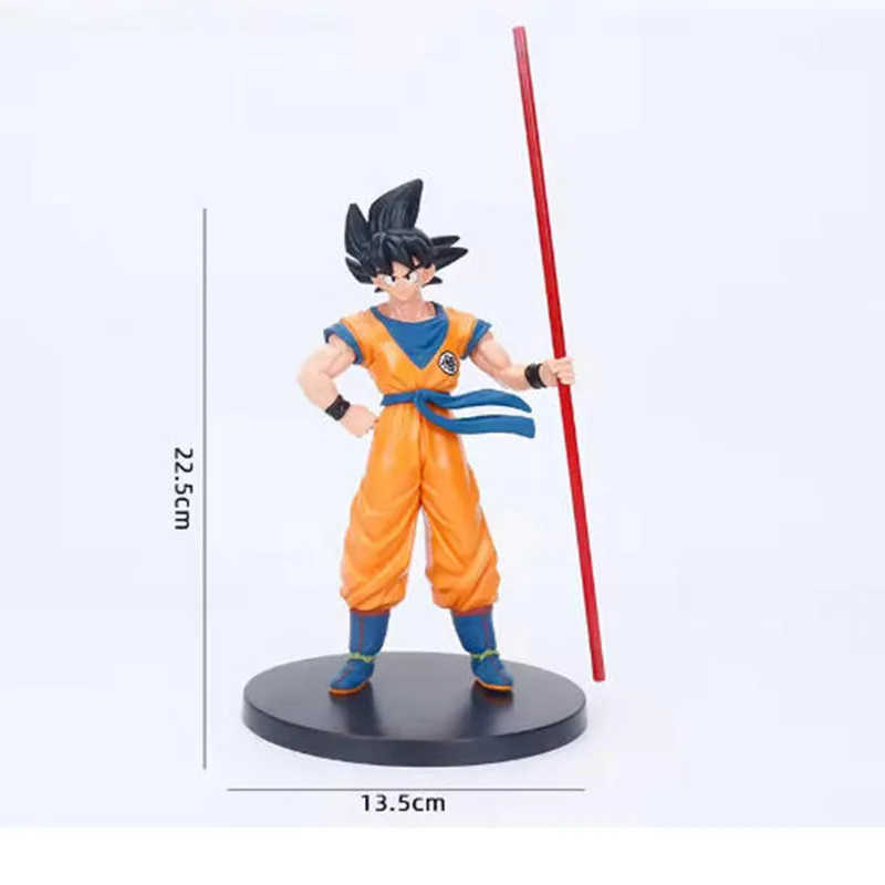 Dragon Ball Son Goku figurine Anime Super Saiyan modèle souvenirs d'enfance PVC Statue poupées enfants jouets pour enfants cadeau 22 cm
