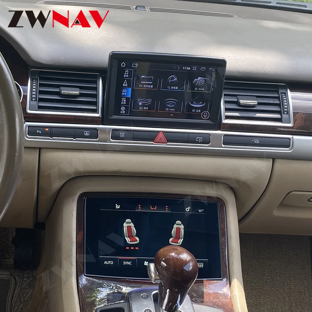 Newest Digital A/C Heater Panel Air Conditioning Screen for Audi A8 upgrade from Low to High Original Car 1:1 Easy to install