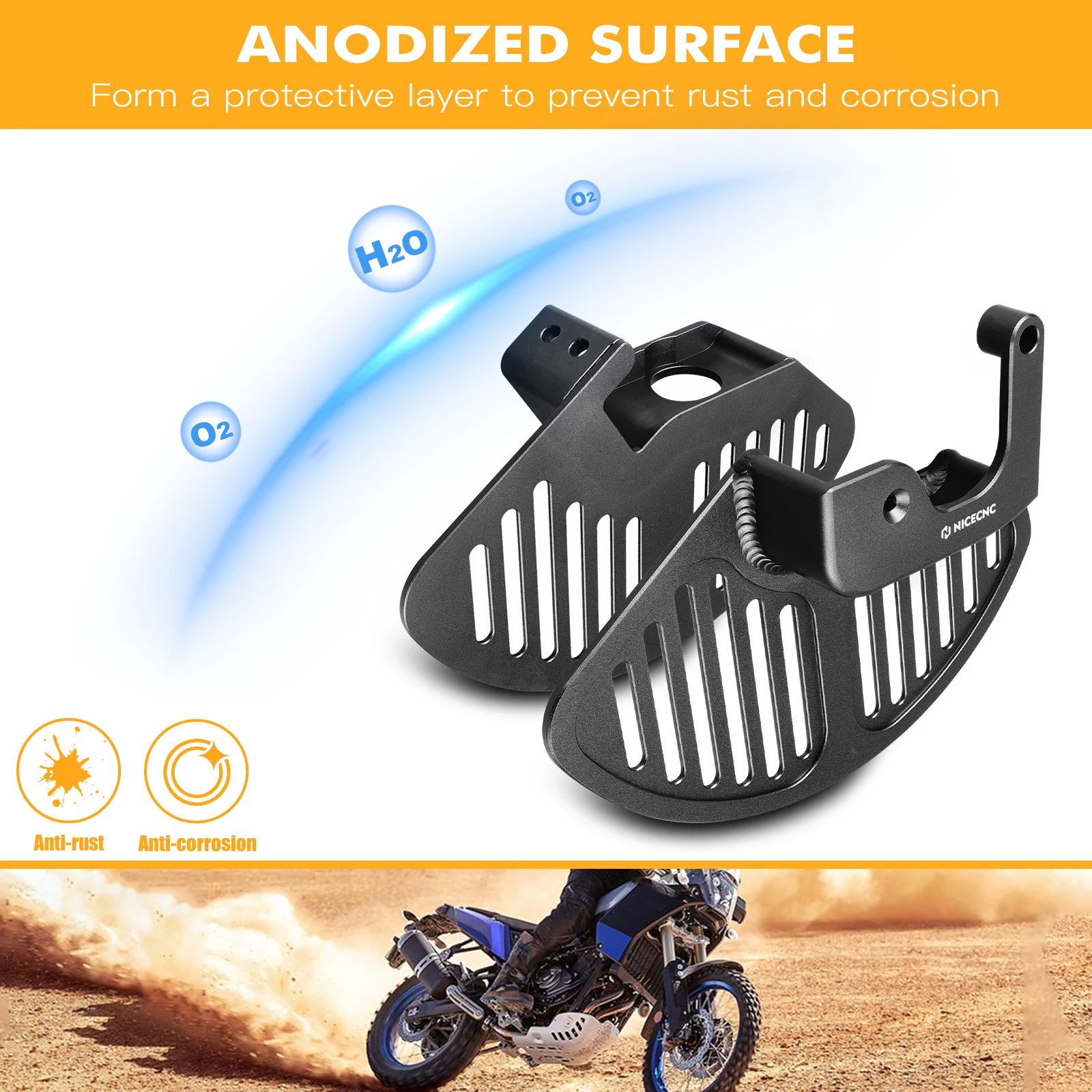 For Tenere 700 2022 2023 2024 Motorcycle Front Fork Leg Brake Disc Guard Protector For Yamaha Tenere 700 XTZ 700 T700 2019-2024