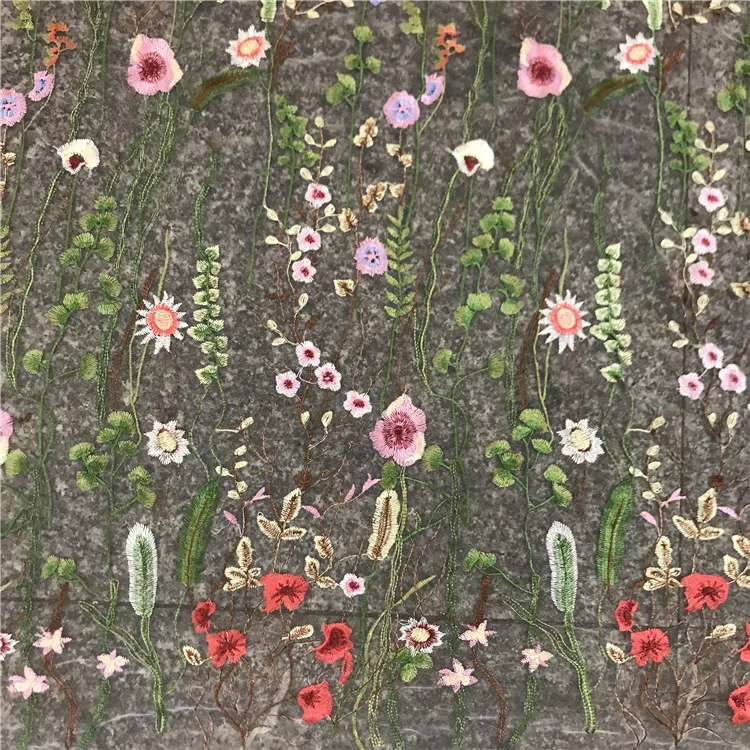 Французская вышивка, ткань с аквалангом, вышивка, платье, модное женское платье, кружевная ткань с вышивкой