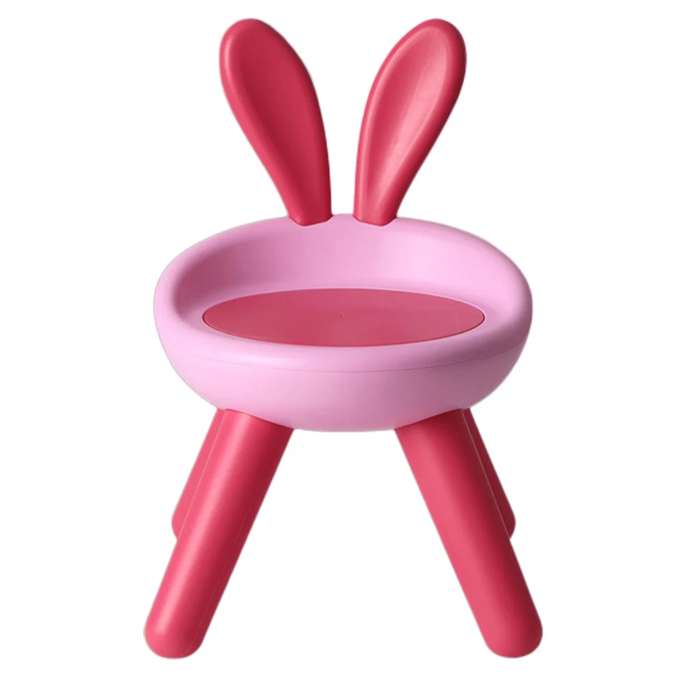 Armchair Kids Anti-fall Stool for Home Household Children Plastic Back Family Toddlers Portable