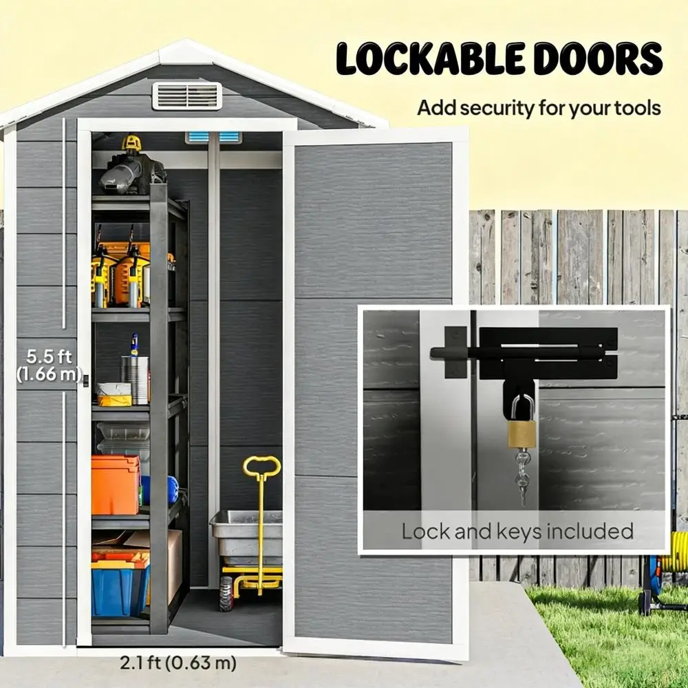 Outdoor Plastic Shed,Storage Shed,Patio Storage Shed