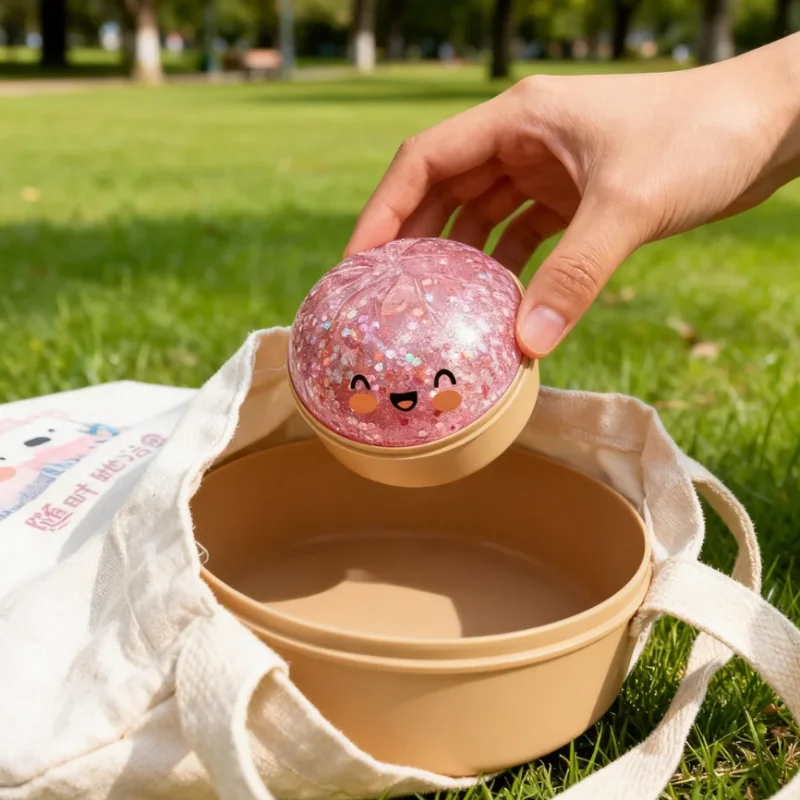 Glitter Dumpling Squishy Pinch Slow Rebound Soft Decompress Mystery Pressure Ball Things For Room Home Decor Children Adult Gift