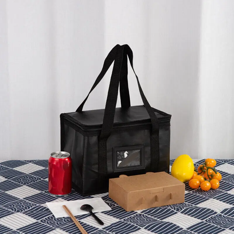 28-70L Insulated Tote Bag Grocery Fruit Food Meal Big Storage Cooler Delivery Zipper Thermal Case Outdoor  Market Organizer