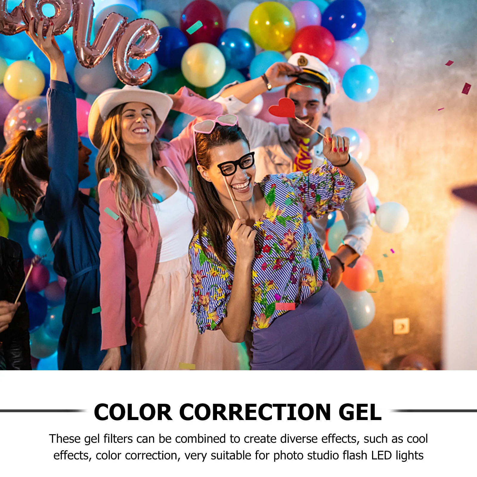 

Color Filter Sunset Effect Pet Colored Lighting Film for Photography Video Creative Accent Lighting Reusable