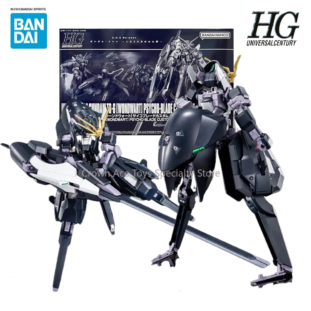 Bandai Model Kit HGUC Gundam TR-6 Woundwort Psycho-Blade Custom A.O.Z Re-Boot Ver Anime Action Manga Figures Toys Holiday Gifts