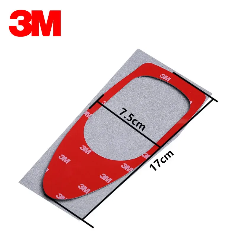 2pcs Customized 3M Strong Double Adhesive Sticker Mounting Tape for Car Aerial, Automobile Shark Tail Antenna Bond, 17cmx7.5cm