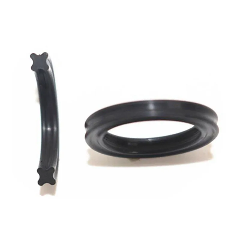 Black NBR X-Ring,Four Lip Seal Ring,Nitrile Rubber,for Hydraulic Cylinders,Pistons,Piston rods.Inner Diameter4.34-456.06mm