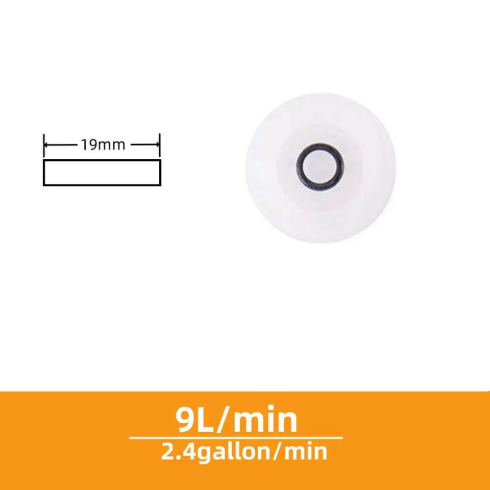 

5 шт., высокое качество, 4/6/7/9 л/мин, регулятор потока, пластиковый энергосберегающий клапан, экономия воды, ограничитель шланга, кухонные принадлежности