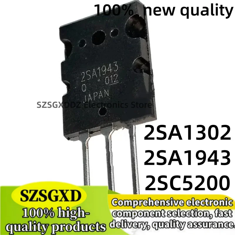 2pairs/4pcs/5pairs/10pcs 100% nuevo quality TO264 2SA1302 2SC3281 A1302 C3281 TO-3PL amplifier paired tube