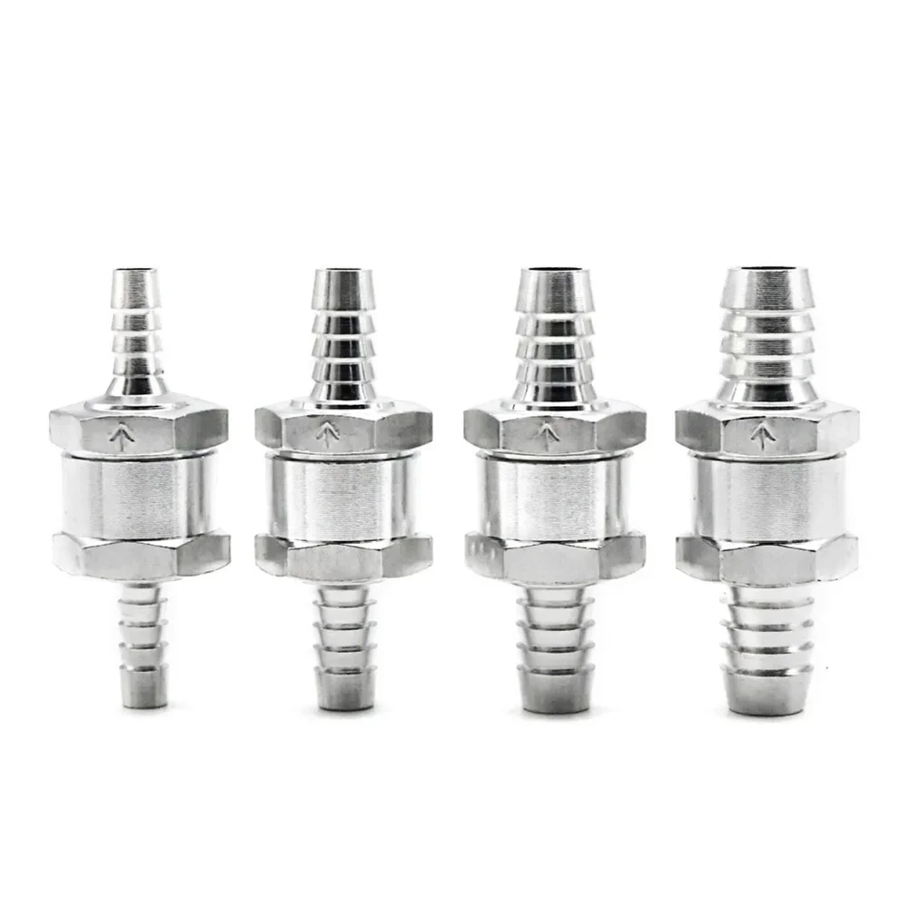

Petrol Fuel Line Way Fuel Check Valve White 6 8 10 12mm Aluminium For Carburetor For Low-pressure Fuel Systems